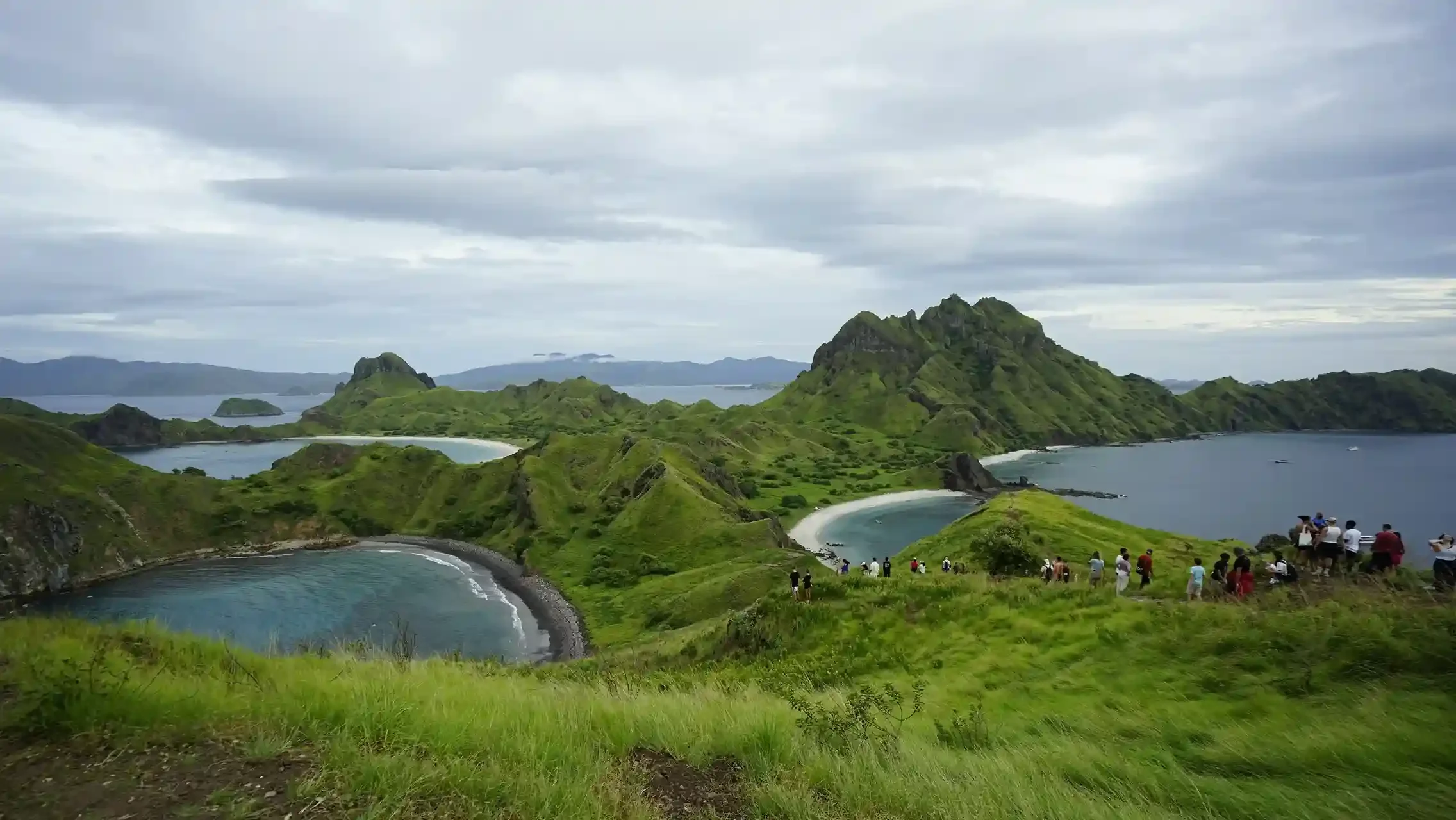 Padar Island in the green season